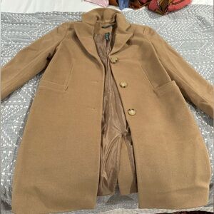 Lauren/ Ralph Lauren single breasted car coat